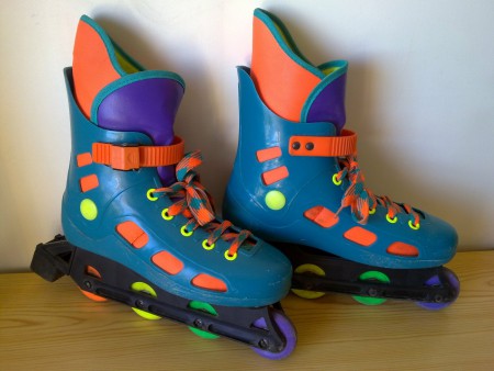 Patins em linha multicolor  TAM: 37/38